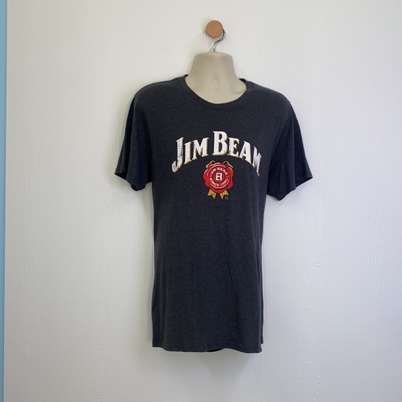Jim Beam - Vintage Jim Beam Gray Shirt With Jim Beam Logo Size XL - Picture 6 of 8